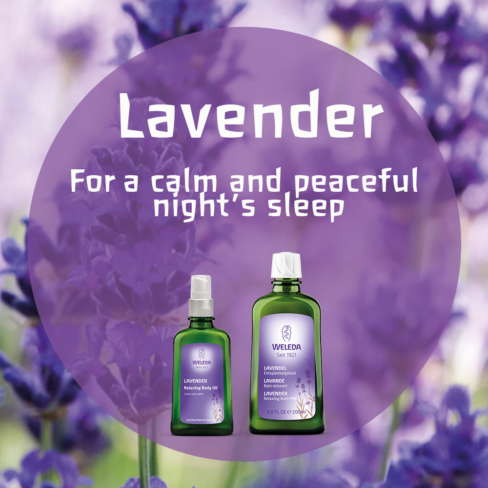 Lavender Relaxing Bath Milk — Weleda